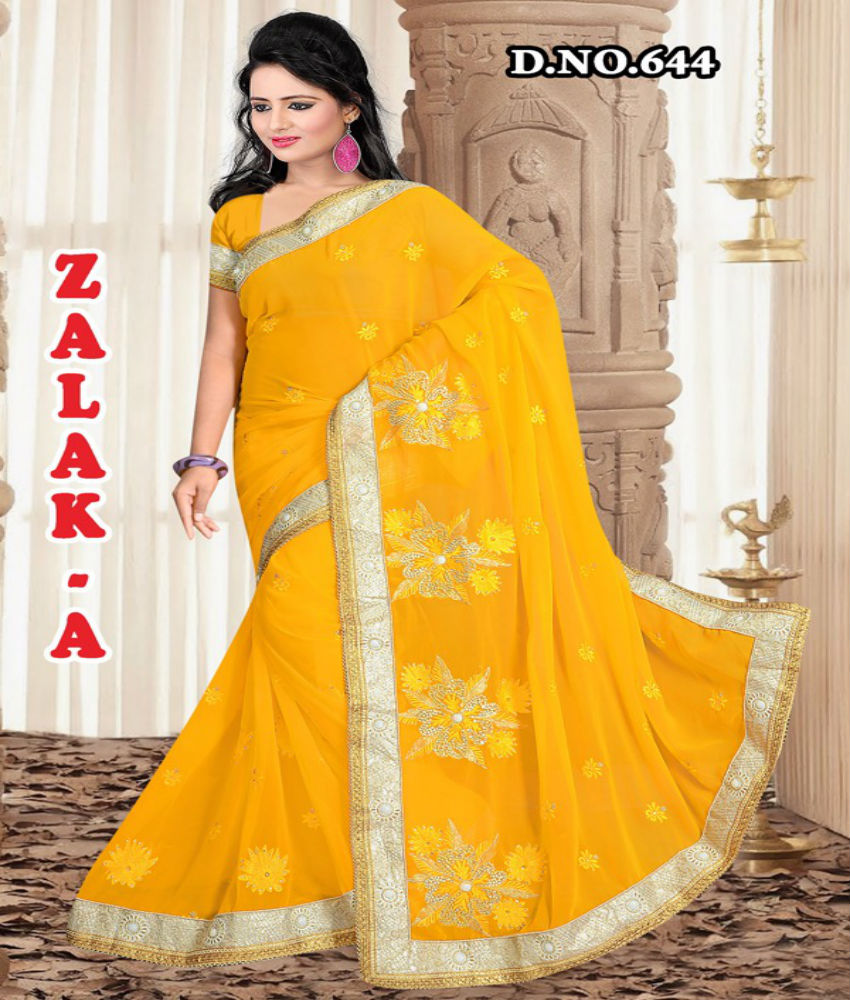 Zalak Exquisite Georgette Saree
