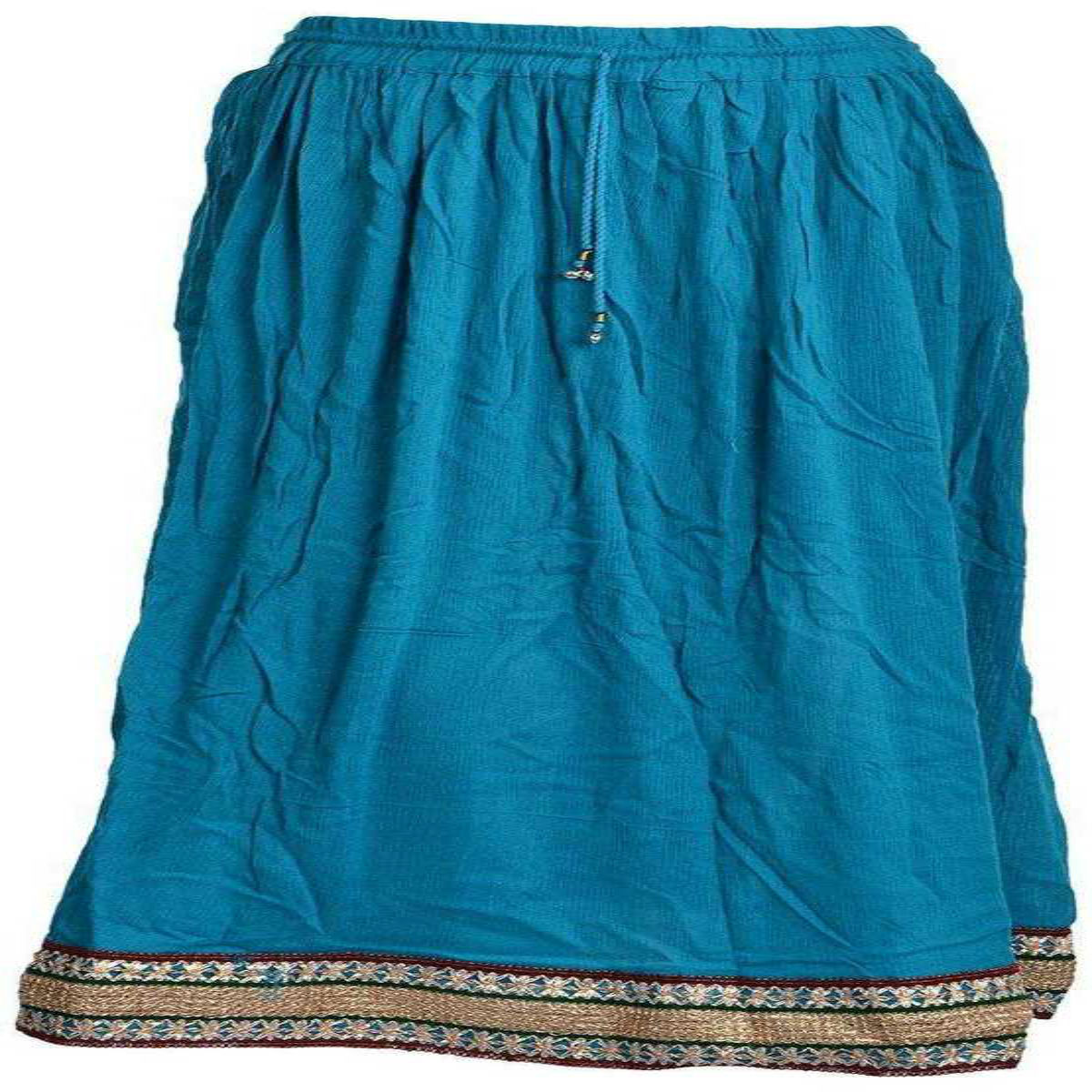 Traditional Regular Fit Full Length Cotton Skirt