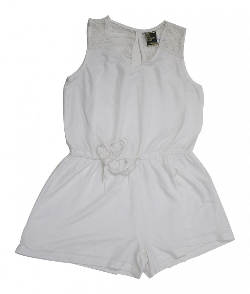 Nf Fancy  White Jumpsuit