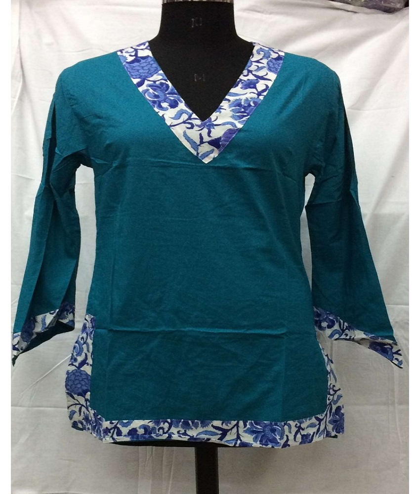 Cotton Straight Plain Kurti