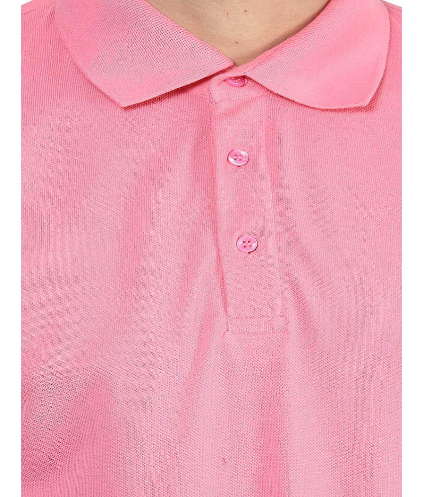  Pink Cotton Yellow Submarine Polo T-shirt