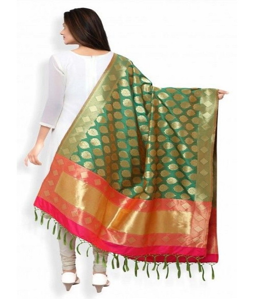 Art Silk Banarasi Dupatta