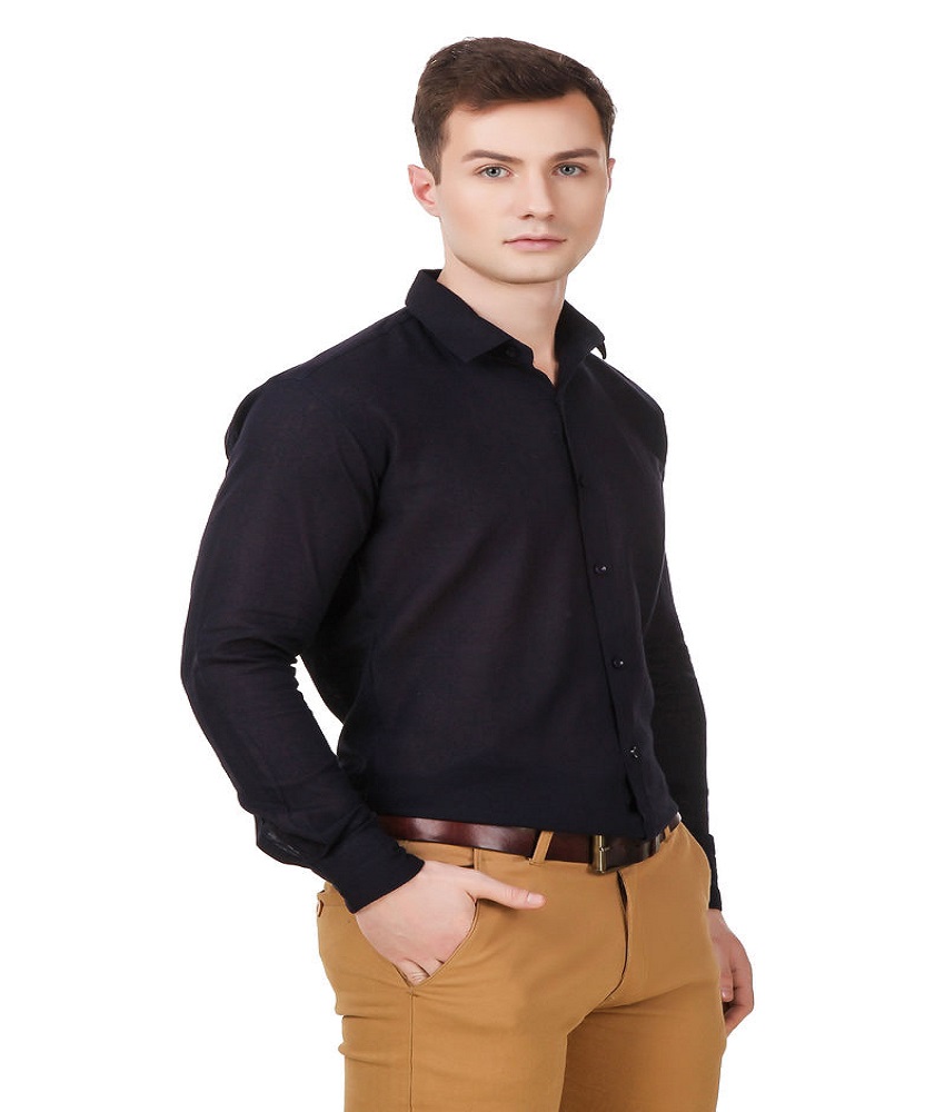 Cotton Solid Men's Shirt